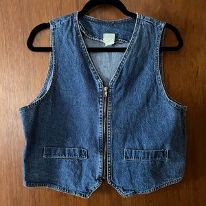 Vivaldi Zip Denim Vest